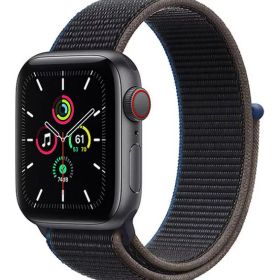 【中古】【安心保証】 SE 第1世代[40mm/セルラー]アルミ スペースグレイ Apple Watch