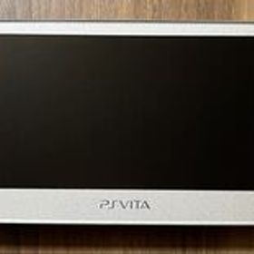 【動作確認済】 PlayStation Vita Wi-Fiモデル アイス・シルバー PCH-1000 / アナログスティック難有り