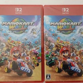 【新品】MARIOKART WORLD マリオカートワールド 2本セット(家庭用ゲームソフト)