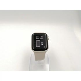 【中古】Apple Apple Watch SE2 40mm GPS スターライトアルミニウムケース/スターライトソロループ サイズ4【ECセンター】保証期間1ヶ月【ランクB】