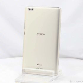 【中古】HUAWEI(ファーウェイ) dtab compact 32GB ゴールド d-02K docomo 【295-ud】