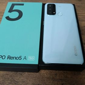 SIM フリーOPPO Reno5 A 5G アイスブルー 本体