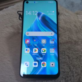 値下 OPPO reno5a 128GB ブルー CHP2199 物理SIM2枚