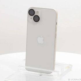 〔中古品〕 iPhone14 128GB スターライト MPUQ3J／A SIMフリー【198】