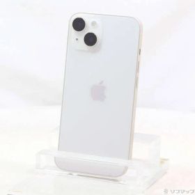 〔中古品〕 iPhone14 128GB スターライト MPUQ3J／A SIMフリー 〔ネットワーク利用制限▲〕【258】