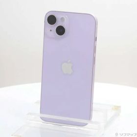 〔中古品〕 iPhone14 128GB パープル MPUY3J／A SIMフリー【348】