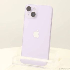 〔中古品〕 iPhone14 128GB パープル MPUY3J／A SIMフリー【258】