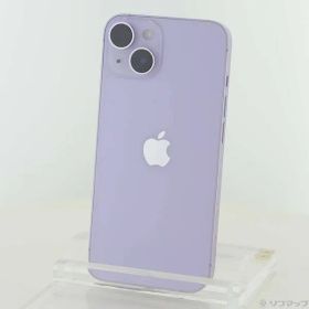 〔中古品〕 iPhone14 128GB パープル MPUY3J／A SIMフリー【344】