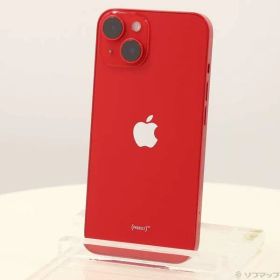 〔中古品〕 iPhone14 128GB プロダクトレッド MPV93J／A SIMフリー【348】