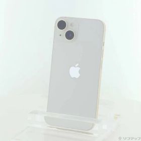 〔中古品〕 iPhone14 256GB スターライト MPW33J／A SIMフリー【349】