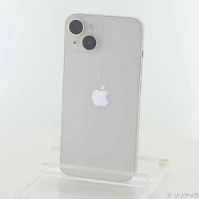 〔中古品〕 iPhone14 256GB スターライト MPW33J／A SIMフリー【344】