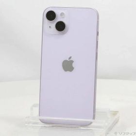 〔中古品〕 iPhone14 256GB パープル MPW93J／A SIMフリー【348】