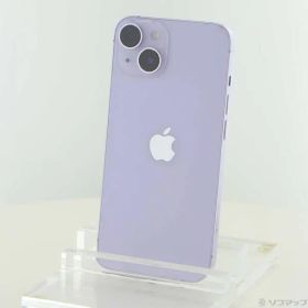〔中古品〕 iPhone14 256GB パープル MPW93J／A SIMフリー【262】