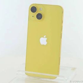 〔中古品〕 iPhone14 128GB イエロー MR3Q3J／A SIMフリー【258】