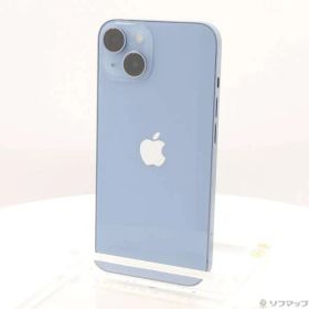 〔中古品〕 iPhone14 128GB ブルー MPVJ3J／A SIMフリー【295】