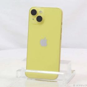 〔中古品〕 iPhone14 128GB イエロー MR3Q3J／A SIMフリー【371】