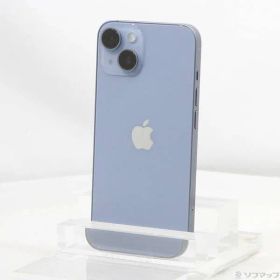 〔中古品〕 iPhone14 128GB ブルー 3L237J／A SIMフリー【196】