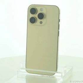 〔中古品〕 iPhone14 Pro 128GB ゴールド MQ073J／A SIMフリー【196】