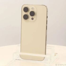 〔中古品〕 iPhone14 Pro 256GB ゴールド MQ173J／A SIMフリー【349】