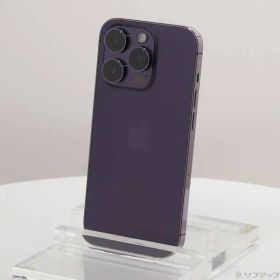 〔中古品〕 iPhone14 Pro 512GB ディープパープル MQ283J／A SIMフリー【258】