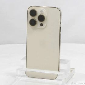 〔中古品〕 iPhone14 Pro 256GB ゴールド NQ173J／A SIMフリー【258】