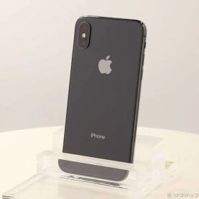 〔中古品〕 iPhoneXS 256GB スペースグレイ MTE02J／A SIMフリー【377】
