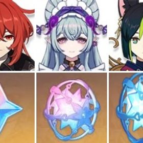 即対応|ティナリ+夢見月瑞希+ディルック|引退垢 | 原神のアカウントデータ、RMTの販売・買取一覧