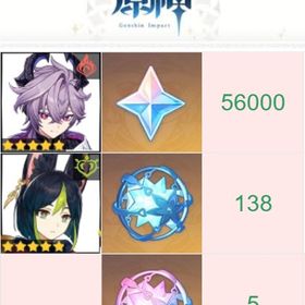 最安值 | 原神のアカウントデータ、RMTの販売・買取一覧