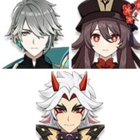 夢見月瑞希+荒瀧一斗+ティナリ+ディルック1凸+刻晴+アルハイゼン+胡桃+天空の翼+有楽御簾切 | 原神のアカウントデータ、RMTの販売・買取一覧