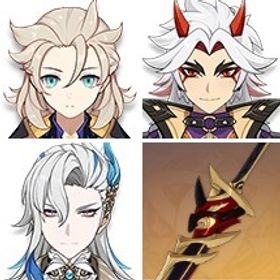 アルベド+夢見月瑞希+ヌヴィレット+七七+有楽御簾切+天空の翼+刻晴+天空の脊+赤角石塵滅砕+荒瀧一 | 原神のアカウントデータ、RMTの販売・買取一覧