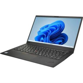 Lenovo ThinkPad X1 Carbon 6thGen Windows11 64bit WEBカメラ Core i5 8250U メモリー8GB 高速SSD256GB 無線LAN A4サイズ フルHD液晶 ノートパソコン【中古】【1週間保証】4019602