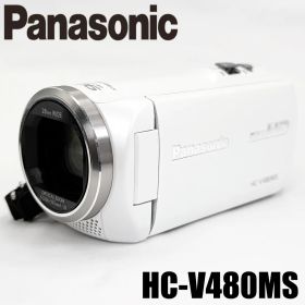 パナソニック Panasonic HC-V480MS-W ホワイト デジタルHDビデオカメラレコーダー 中古