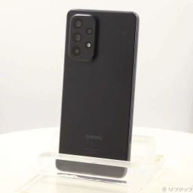 【中古】GALAXY(ギャラクシー) Galaxy A53 5G 128GB オーサムブラック SCG15 au SIMフリー 【258-ud】