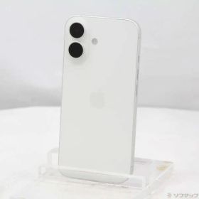 〔中古品〕 iPhone16 128GB ホワイト MYDR3J／A SIMフリー【349】