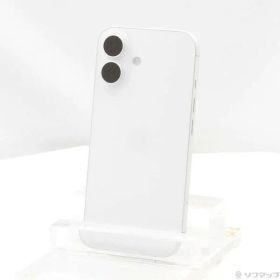 〔中古品〕 iPhone16 128GB ホワイト MYDR3J／A SIMフリー【258】