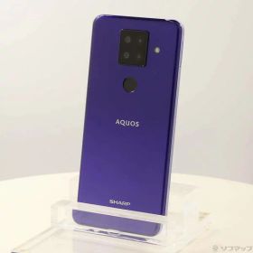 【中古】SHARP(シャープ) AQUOS sense4 plus 128GB パープル SH-M16 SIMフリー 【295-ud】