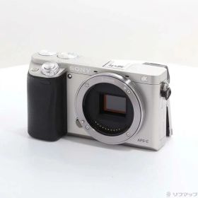 【中古】SONY(ソニー) α6000 ボディ シルバー ILCE-6000 【262-ud】