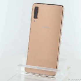 【中古】SAMSUNG(サムスン) GALAXY A7 64GB ゴールド SM-A750C 楽天 SIMフリー 【295-ud】