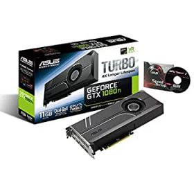 【中古-非常に良い】 ASUS Turboシリーズ NVIDIA GeForce GTX1080TIビデオカード ベースクロック1480MHz TURBO-GTX1080TI-11G