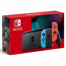 【整備済み品】 任天堂 Nintendo Switch Joy-Con(L) ネオンブルー/(R) ネオンレッド ニンテンドースイッチ バッテリー強化版 180日保証