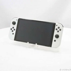 【中古】Nintendo(任天堂) Nintendo Switch 有機ELモデル Joy-Con(L)／(R) ホワイト 【305-ud】