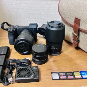 【SONY α6700】付属レンズ+レンズ2本+SD+バッテリーfullセット