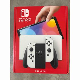 ニンテンドースイッチ(Nintendo Switch)の任天堂 Nintendo Switch 有機EL 本体 ホワイト(家庭用ゲーム機本体)