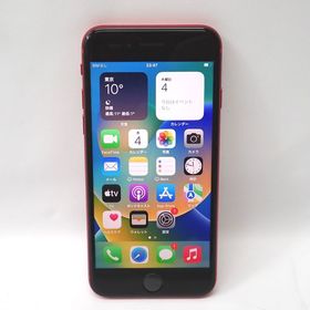 【質みなみ】★Ft1312131★ソフトバンク★iPhoneSE（第2世代) 64GB★レッド★中古