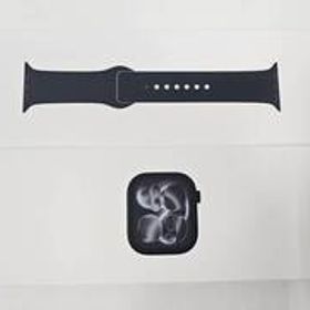 C-88893SS 未開封 Apple Watch アップルウオッチ Series11 46mm MEUX4J/A ジェットブラック M/L 現状品