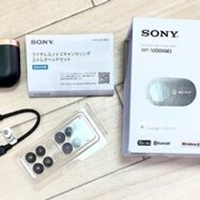 ソニー ワイヤレスノイズキャンセリングイヤホン WF-1000XM3 Bluetooth/最大6時間連続再生 2019年モデル/マイク付/ブラック