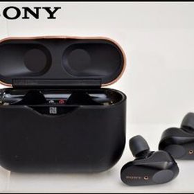 良品 SONY ワイヤレスイヤホン WF-1000XM3 ブラック ノイズキャンセリング 密閉型 Bluetooth ヘッドセット ソニー