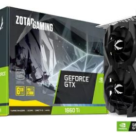 【中古】 ZOTAC GAMING GeForce GTX 1660 Ti 6GB GDDR6 グラフィックスボード VD6900 ZTGTX1660TI-6GB