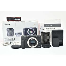 キヤノン(Canon)の■美品■Canon キャノン EOS M3 18-55レンズキット(ミラーレス一眼)