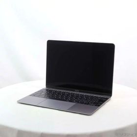 【中古】Apple(アップル) MacBook 12-inch Early-2016 MLH82J／A Core_m5 1.2GHz 8GB SSD512GB スペースグレイ 〔10.15 Catalina〕 【262-ud】